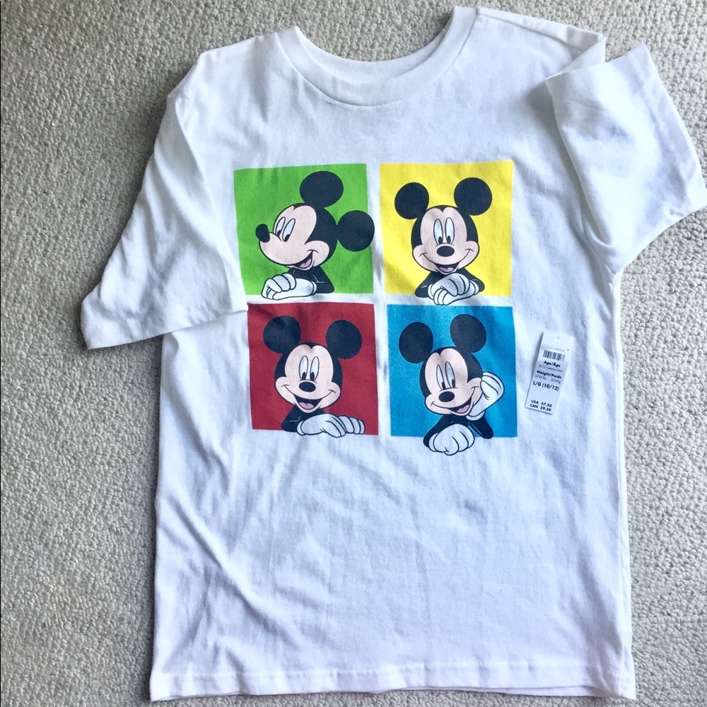 Mickey Mouse Disney store tee shirt